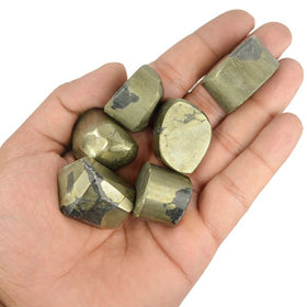 Pyrite High Grade Tumble Stone