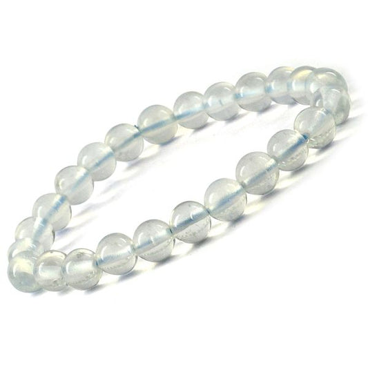 Opalite 8 mm Round Bead Bracelet