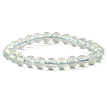 Opalite 8 mm Round Bead Bracelet