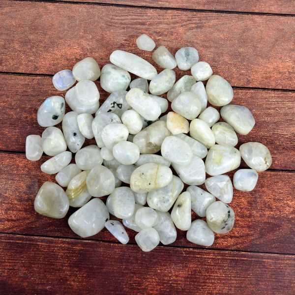 Rainbow Moonstone Superior Tumble Stone
