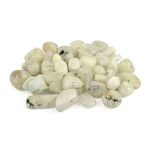 Rainbow Moonstone Superior Tumble Stone