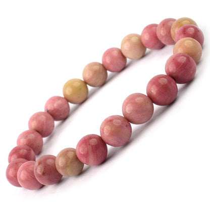 Natural Crystal Stones 8 mm Round Bead Bracelet