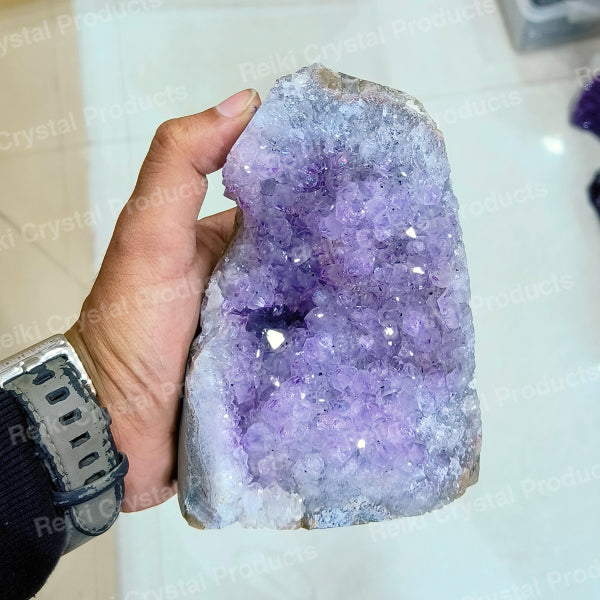 Natural Amethyst Geode Cluster Crystal Stone Raw Rough 1200 to 1300 Gram