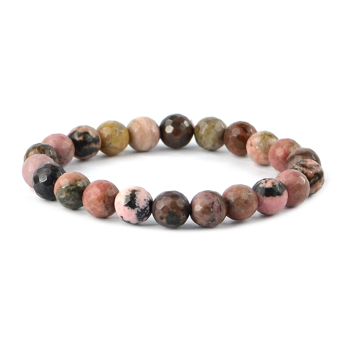 Rhodonite Crystal Bracelet | Natural Healing Gemstone Bracelet for Love & Compassion
