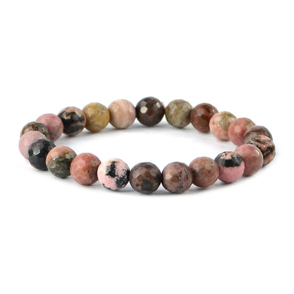 Rhodonite Crystal Bracelet | Natural Healing Gemstone Bracelet for Love & Compassion