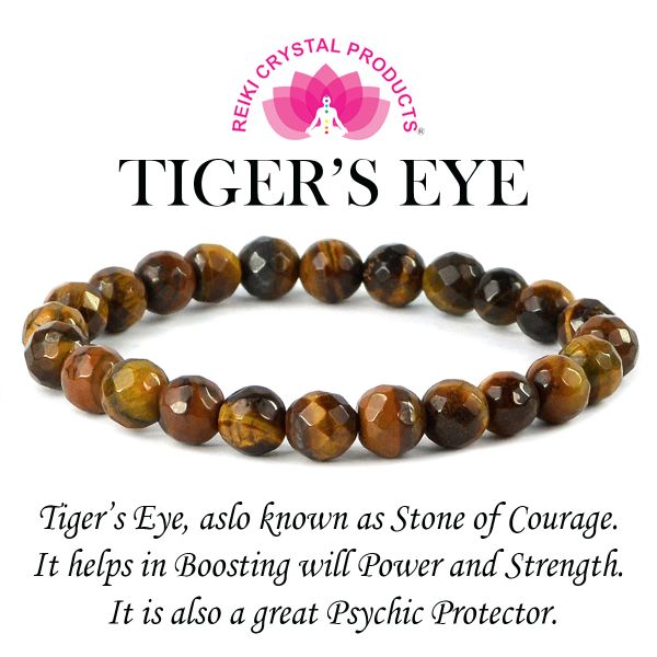 Tiger Eye 8 mm Faceted Bracelet