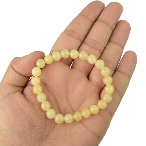Reiki Charged Yellow Aventurine Crystal Bracelet for Positivity