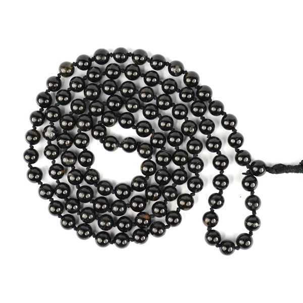 Natural Crystal Stone 8 mm 108 Round Beads Mala for Unisex