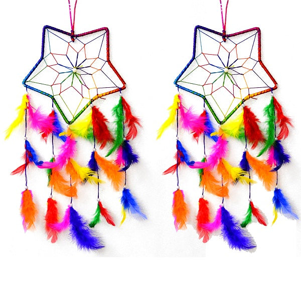 Star Shape Dream Catcher Wall Hanging for Positive Energy