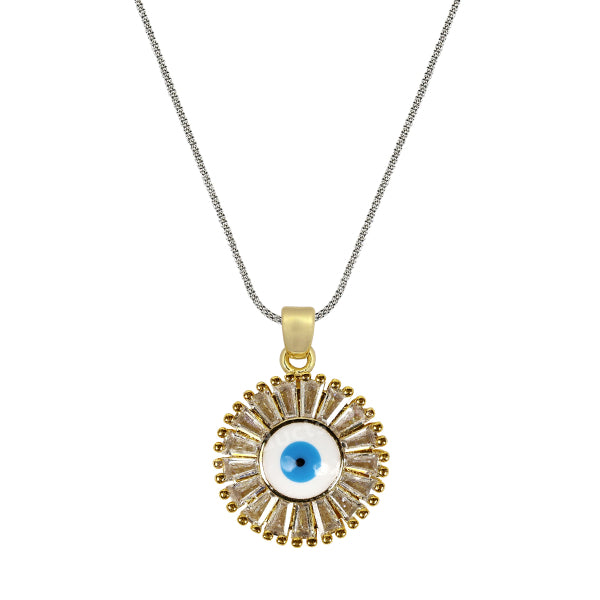 Evil Eye Round Pendant