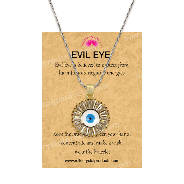Evil Eye Round Pendant