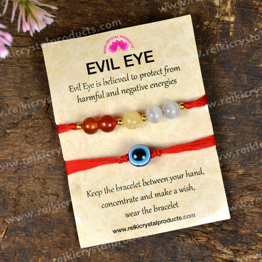 Natural Mix Semi Precious Crystal Stone Band for Brothers