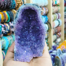 Natural Purple Amethyst Cluster (Weight 300 TO 400 Gm )