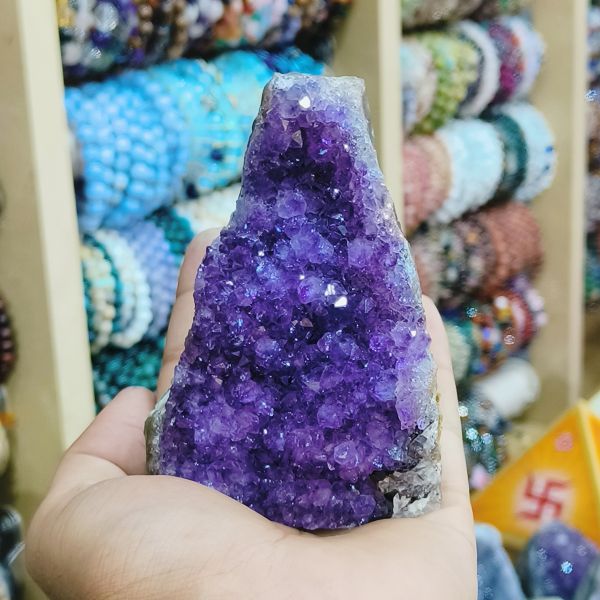 Natural Purple Amethyst Cluster (Weight 300 TO 400 Gm )