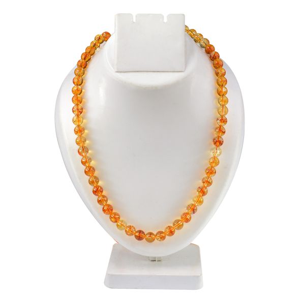 Citrine 8 mm 108 Round Bead Mala