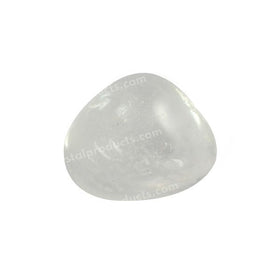 Natural Clear Quartz Single Tumble Stone Transparent Polished Crystal