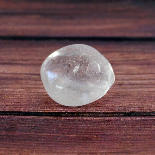 Clear Quartz Single Tumble Stone Pack of 1 pc