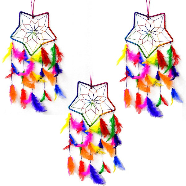 Star Shape Dream Catcher Wall Hanging for Positive Energy