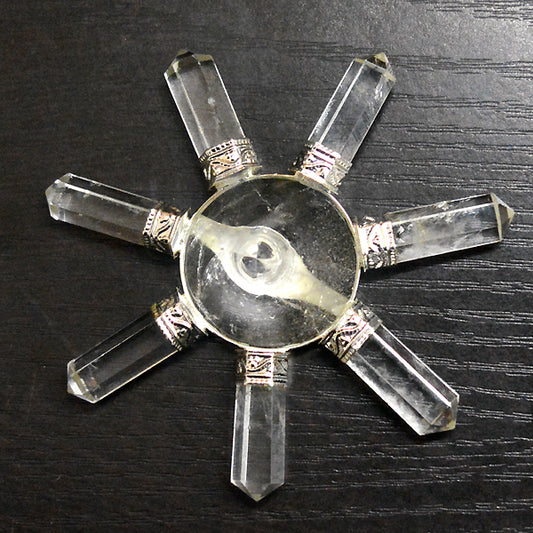 Clear Quartz Energy Generator - 7 Pencils