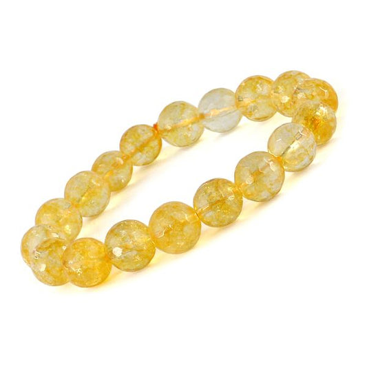 AAA Citrine 10 mm Faceted Bracelet