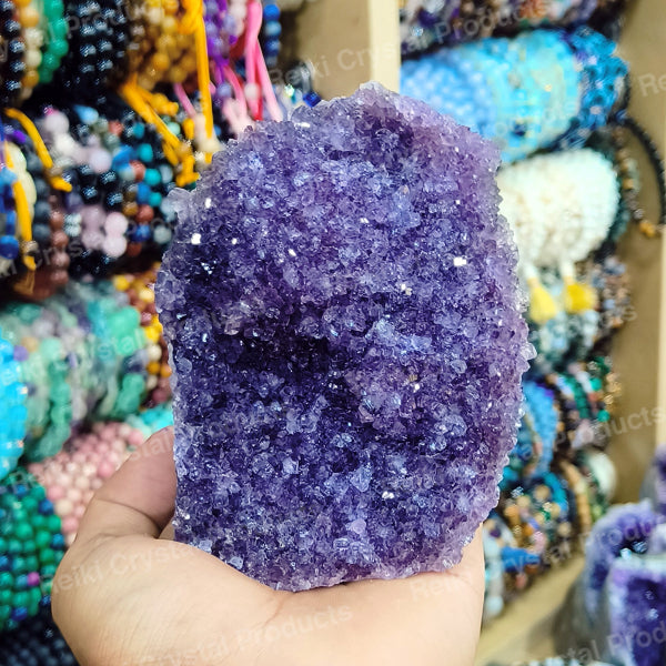 Natural Amethyst Geode Cluster Crystal Stone Raw Rough 500 to 600 Gram