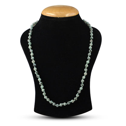 Kiwi Moonstone Crystal Mala | Natural Healing Gemstone Necklace for Balance & Intuition