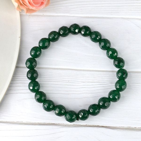 Green Aventurine 8 mm Faceded Bracelet