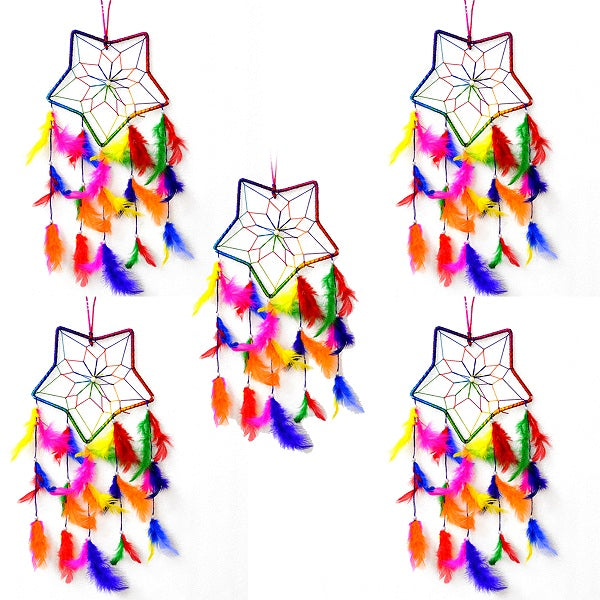 Star Shape Dream Catcher Wall Hanging for Positive Energy