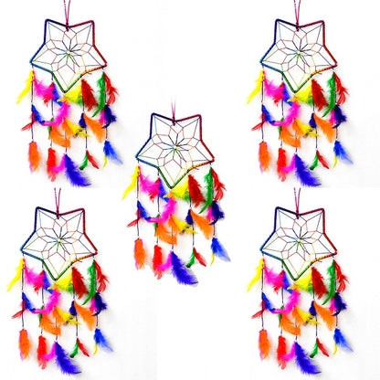 Star Shape Dream Catcher Wall Hanging for Positive Energy