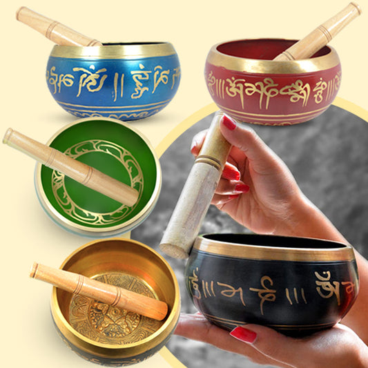 Singing Bowl with Wooden Stick Diameter 127 mm (12.7 cm) Item Weigh 700 Gram