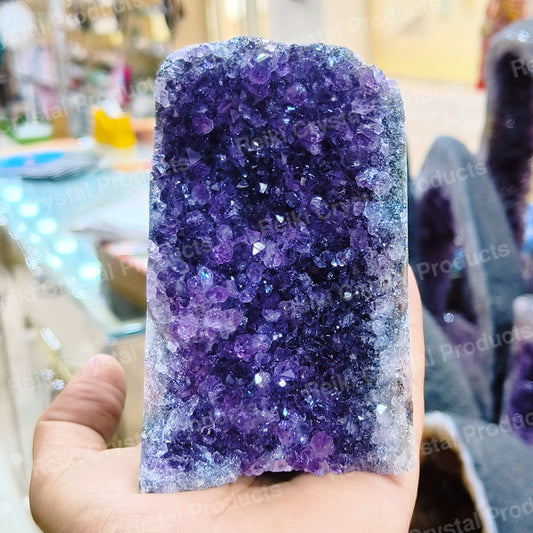 Natural Amethyst Geode Cluster Crystal Stone Raw Rough 600-700 Gram