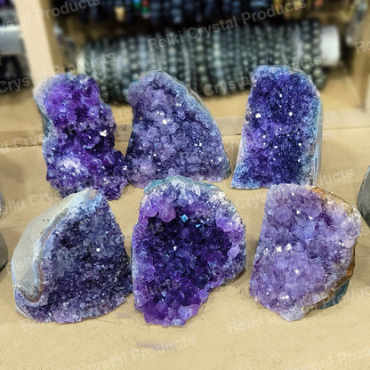 Natural Amethyst Geode Cluster Crystal Stone Raw Rough 600-700 Gram