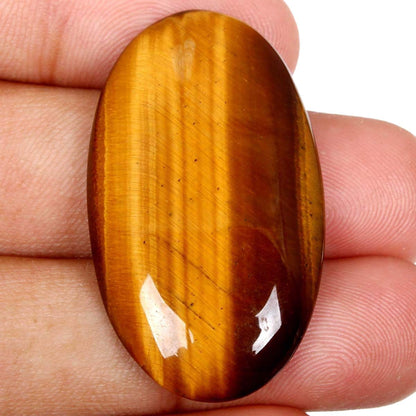 Natural Tiger Eye Oval Shape Loos Gemstone