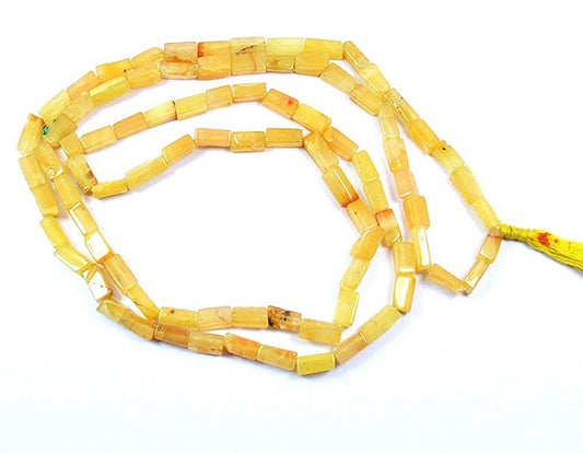 Golden Quartz Box Bead Mala