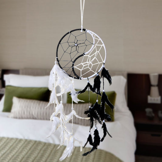 Yin Yang Dream Catcher Wall Hanging 1 pc