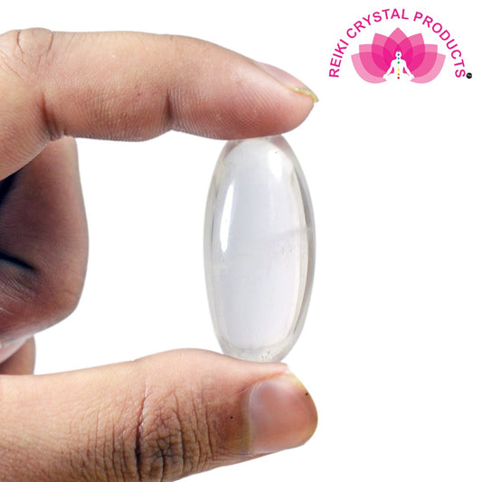Natural Crystal Stone Shiva Lingam (Clear ,20-25 Mm)