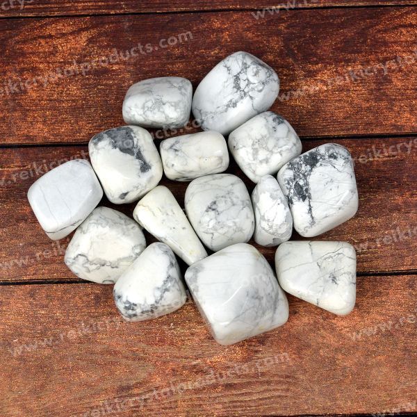 Howlite Single Tumble Stone Pack of 1 pc