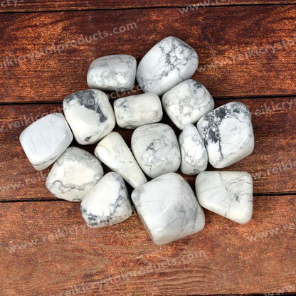 Howlite Single Tumble Stone Pack of 1 pc