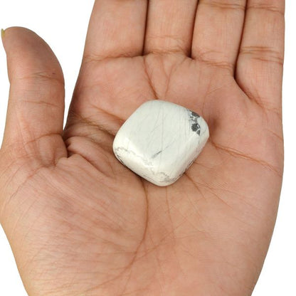 Howlite Single Tumble Stone Pack of 1 pc