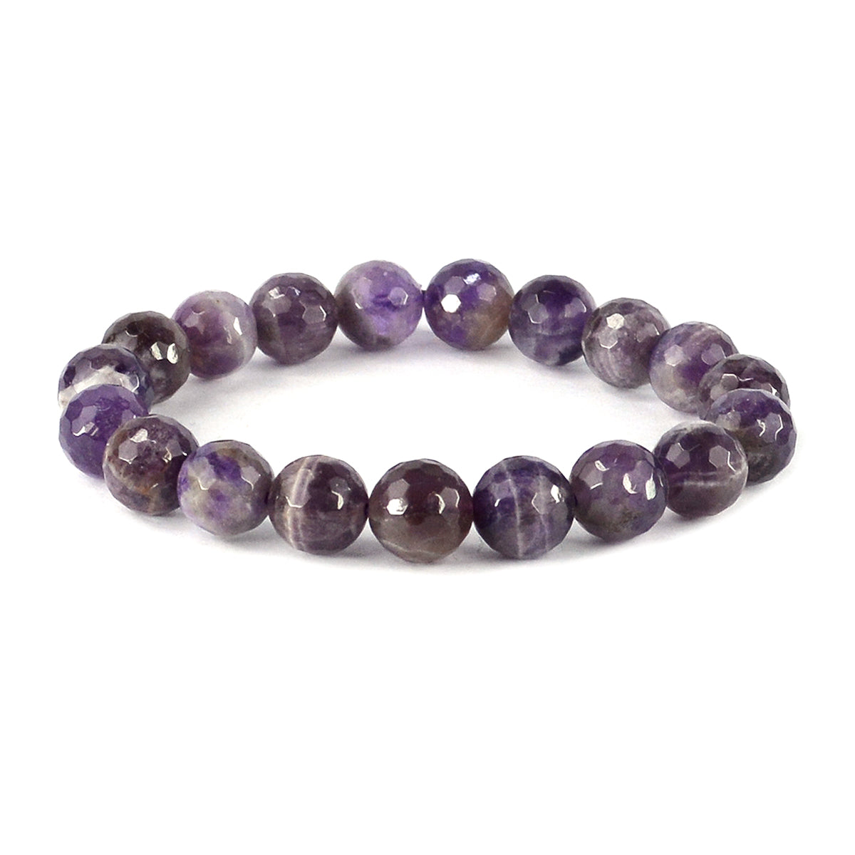 Natural Amethyst Bracelet | Reiki Charged | 6mm–12mm