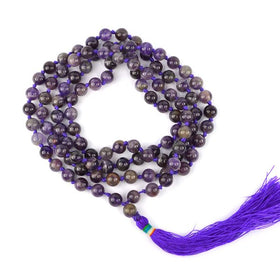 Amethyst 8 mm 108 Round Bead Mala
