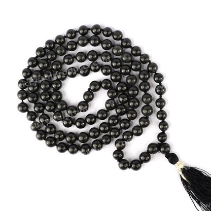Natural Crystal Stone 6 mm 108 Round Beads Jaap Mala for Unisex