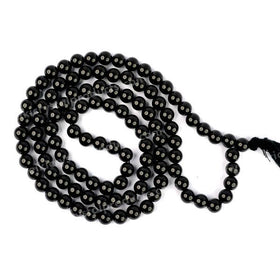 Black Onyx Crystal Mala