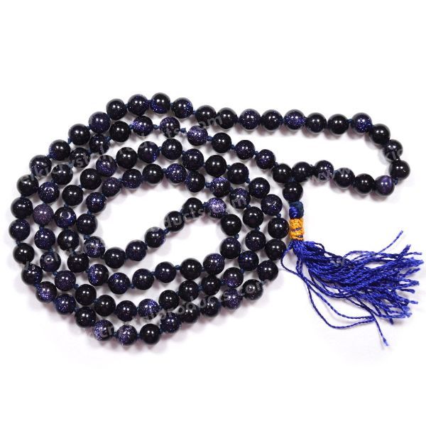 Natural Crystal Stone 6 mm 108 Round Beads Jaap Mala for Unisex