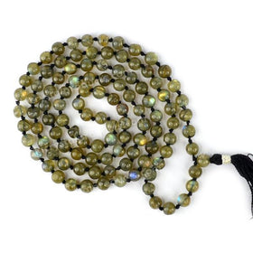 Labradorite 6 mm 108 Round Bead Mala