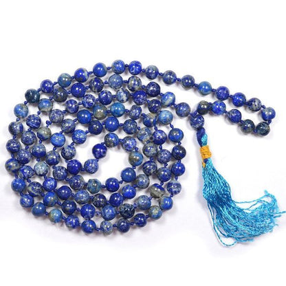 Natural Crystal Stone 6 mm 108 Round Beads Jaap Mala for Unisex