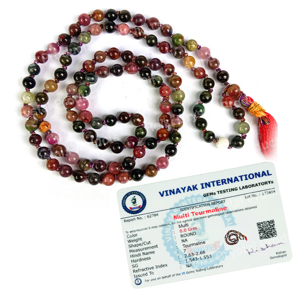 Certified AAA Natural 6 mm 108 Round Beads Jaap Mala - Necklace