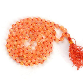Red Aventurine Crystal Mala