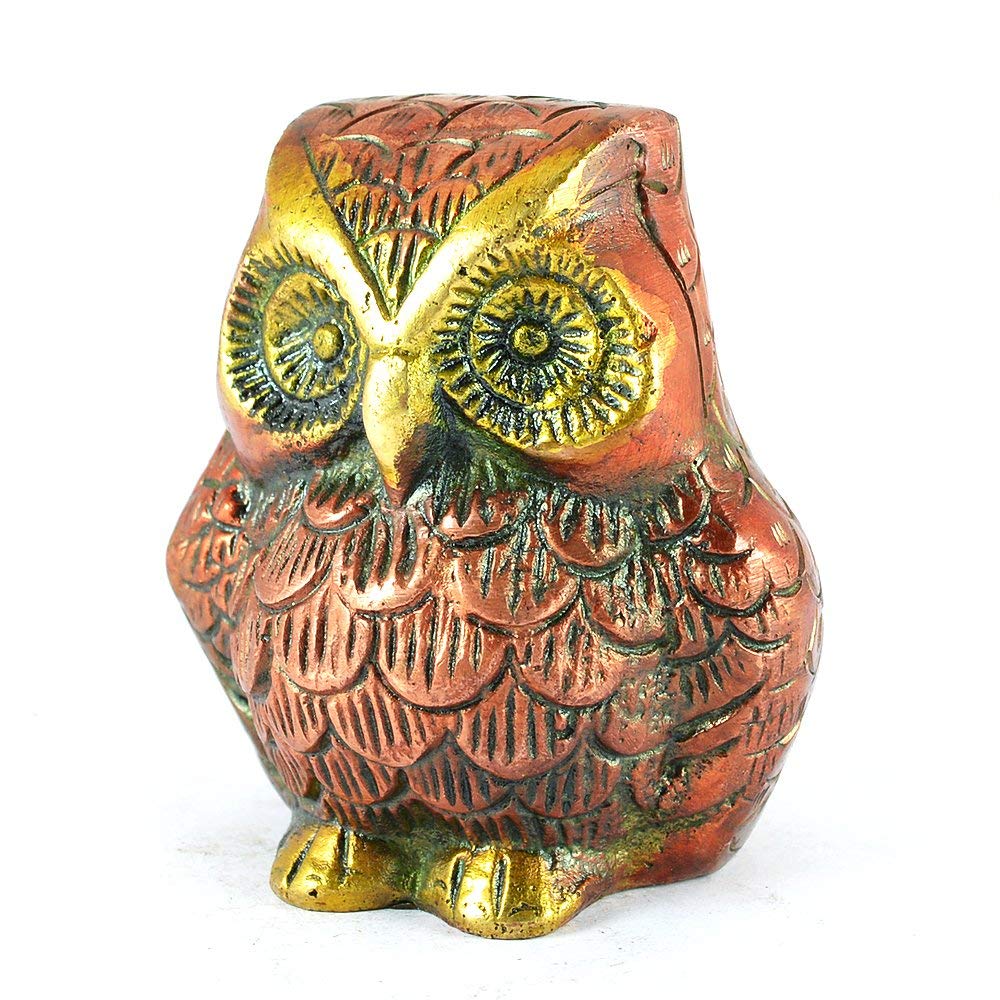 Brass Owl Symbol of Wisdom and Protection