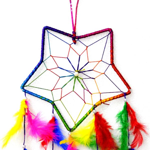 Star Shape Dream Catcher Wall Hanging for Positive Energy